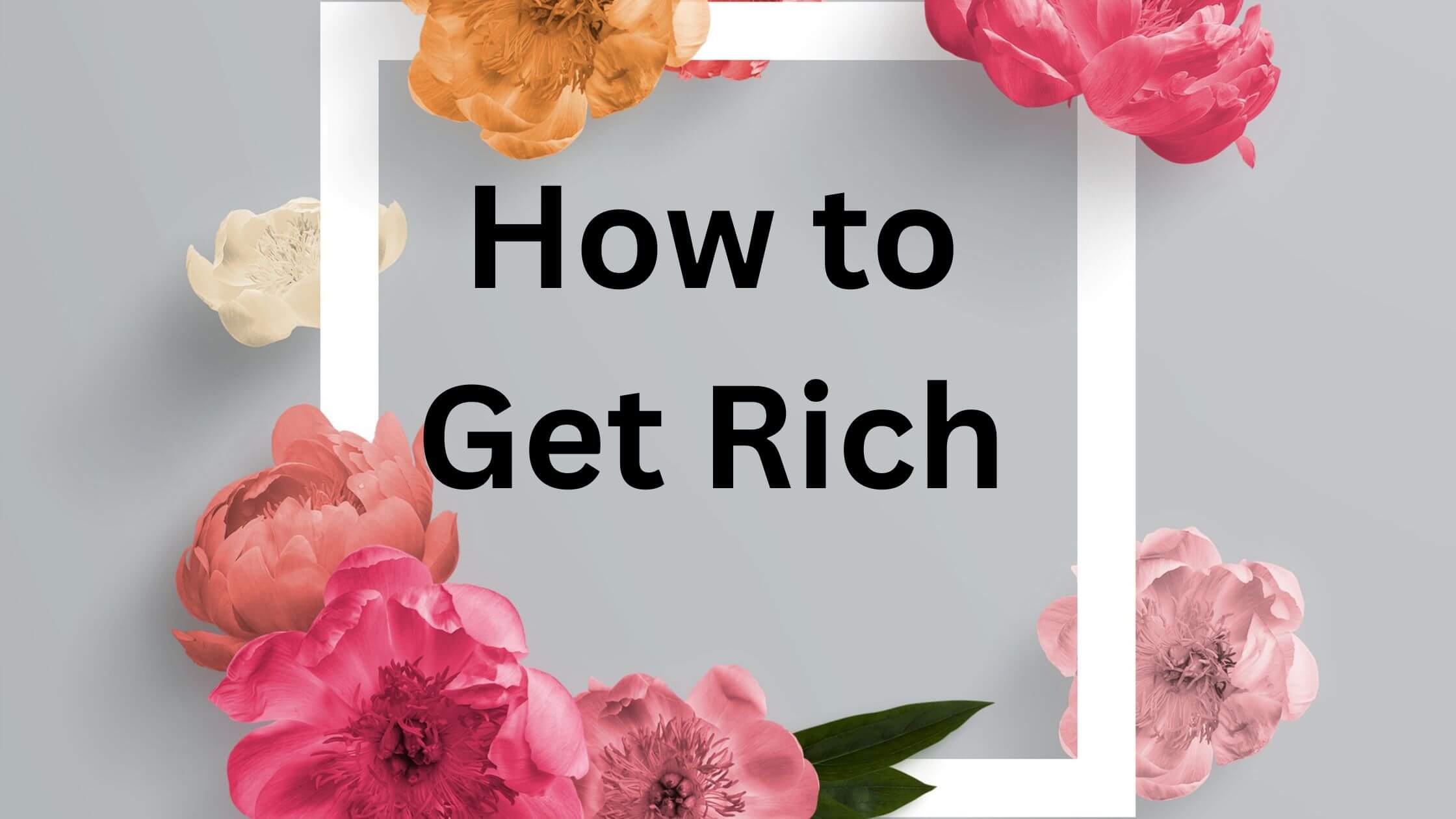how to get rich fast